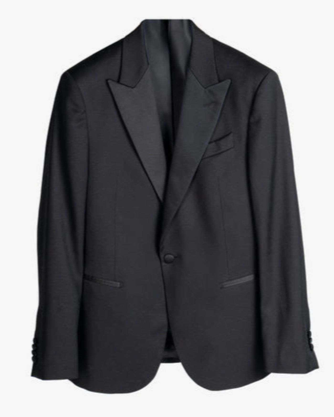 Premium Zwarte Smoking met Zijden Puntrevers